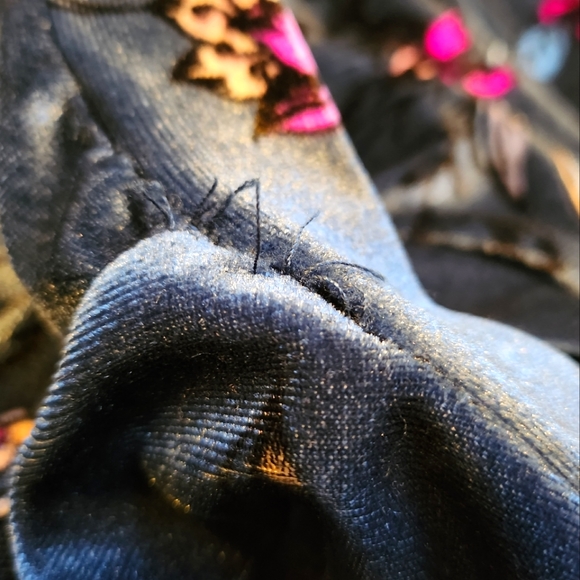 Beautiful 60s/70s Style Floral Dress w/ Flare Sleeves - Picture 10 of 12